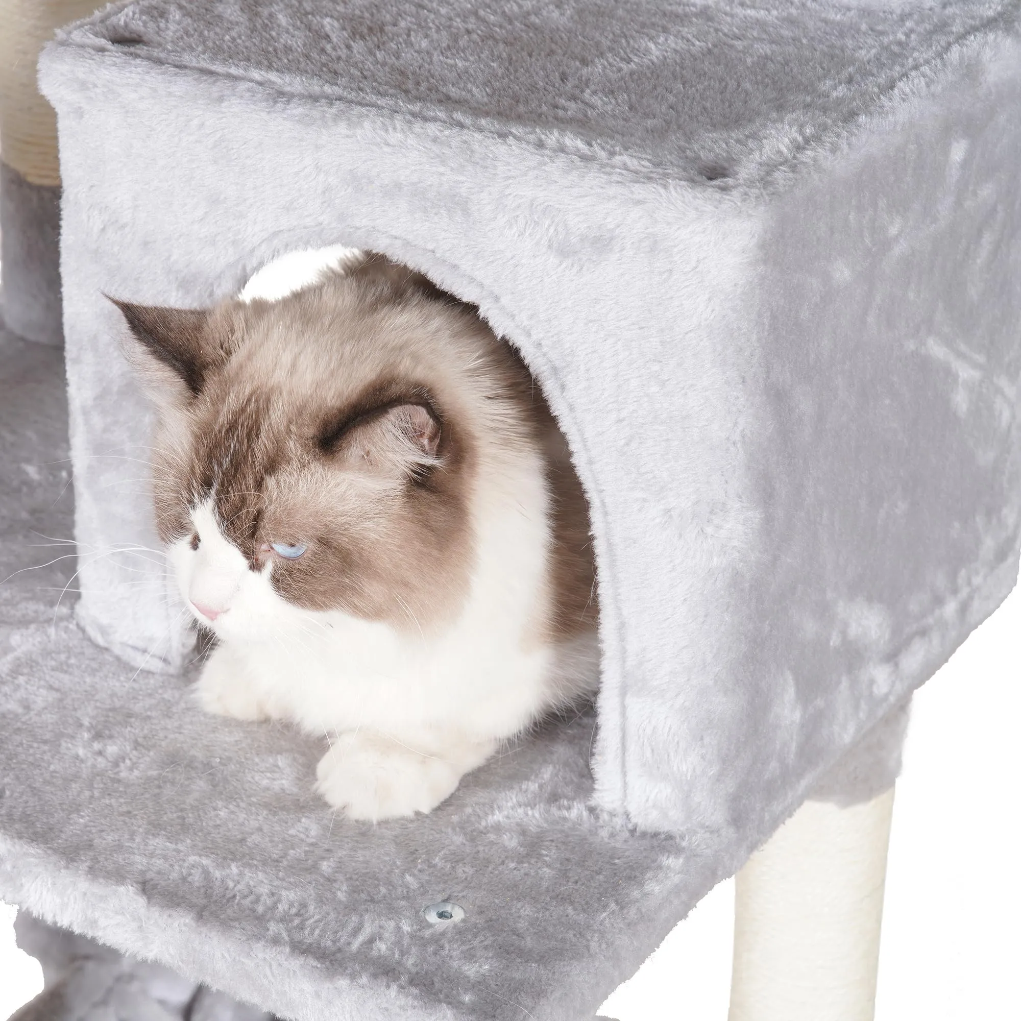 73 inches Tall Cat Tower for Large Cats 20 lbs Heavy Duty for Indoor Cats,Big Cat Furniture Condo
