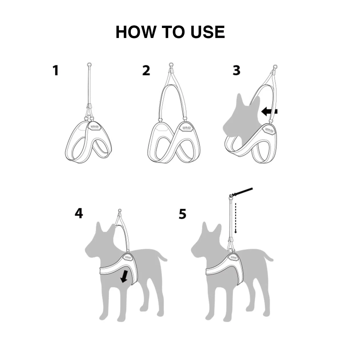 Adjustable Easy Harness Navy