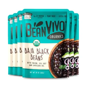 Beanvivo - Beans Baja Black Organic, 10 oz - Pack of 6