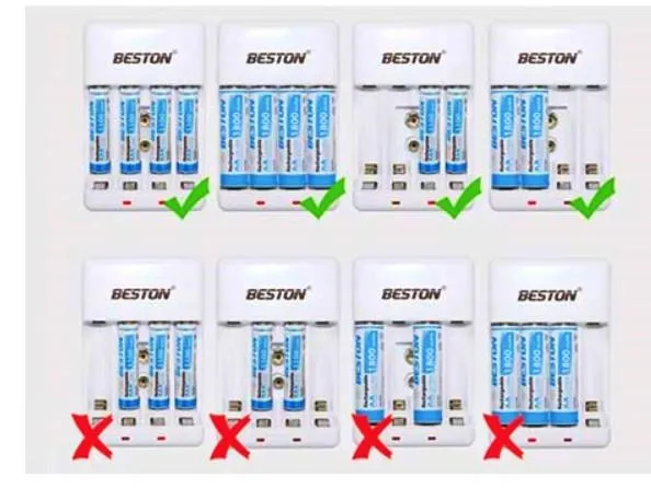 Beston 4 'AAA' Battery