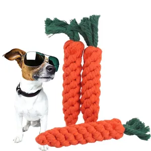 Chew Toy Carrot Shaped Rope Pet Toy