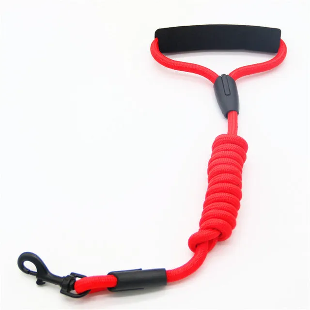 dog leash running walk train for large small cat pets Leashes dogs leash rope nylon Tenacity 7 colors 3 sizes
