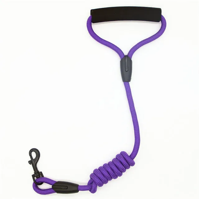 dog leash running walk train for large small cat pets Leashes dogs leash rope nylon Tenacity 7 colors 3 sizes