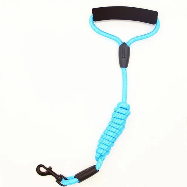 dog leash running walk train for large small cat pets Leashes dogs leash rope nylon Tenacity 7 colors 3 sizes