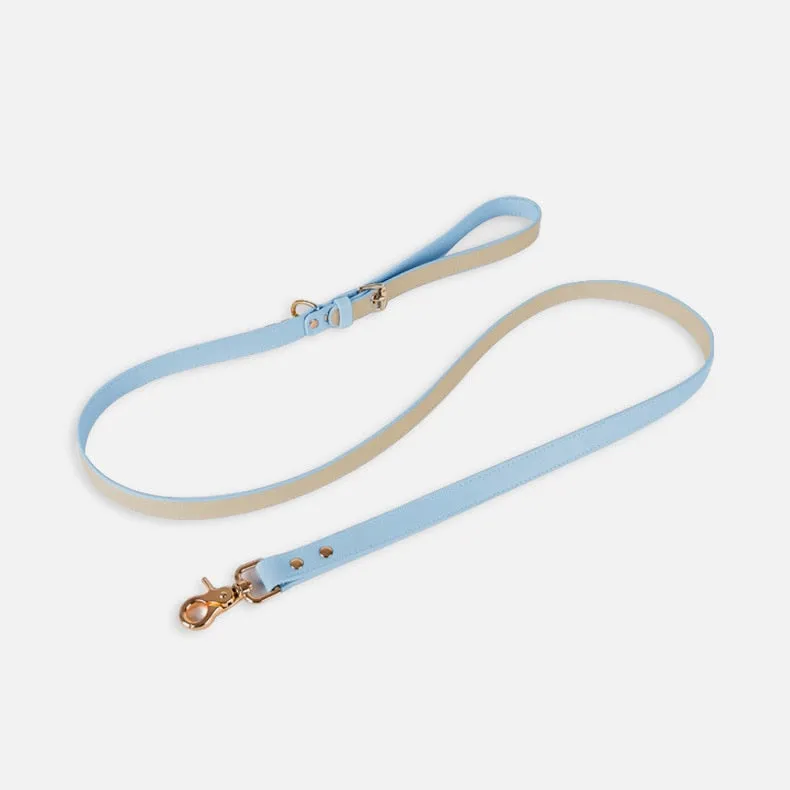 Eco-Friendly Dog Leather Harness and Leash Set
