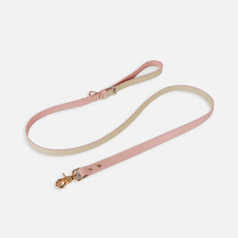 Eco-Friendly Dog Leather Harness and Leash Set