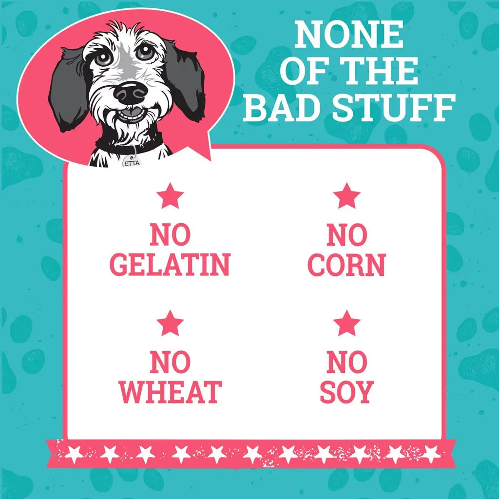 Etta Says! Sit! Training Treats for Dogs Bacon Flavor, 6-oz