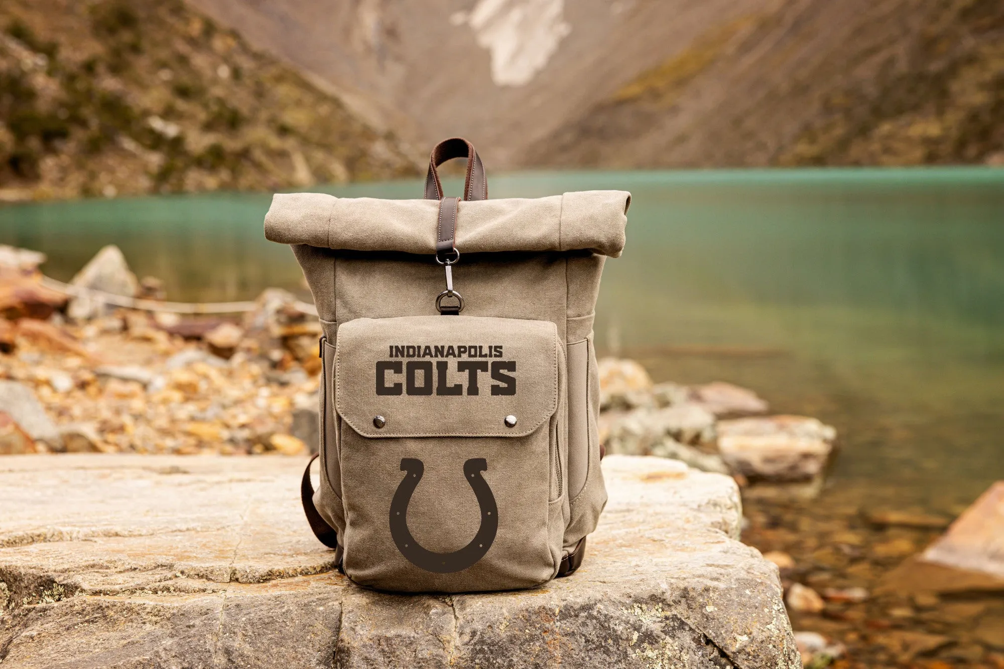 Indianapolis Colts - Carmel Roll Top Picnic Backpack Cooler