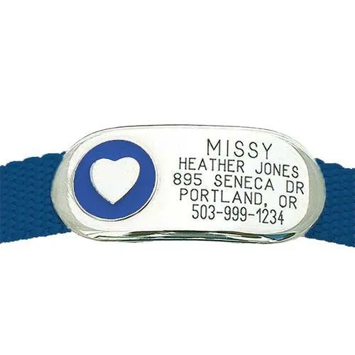 Jewelry Collar Tag - Heart