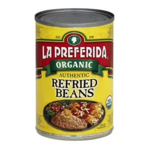 La Preferida - Refried Beans Authentic Organic, 15 Oz - Pack of 12