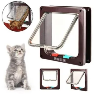Lock-able Cat Flap Door