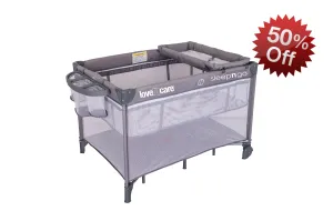 Love n Care | Sleep N Go Travel Cot - Grey