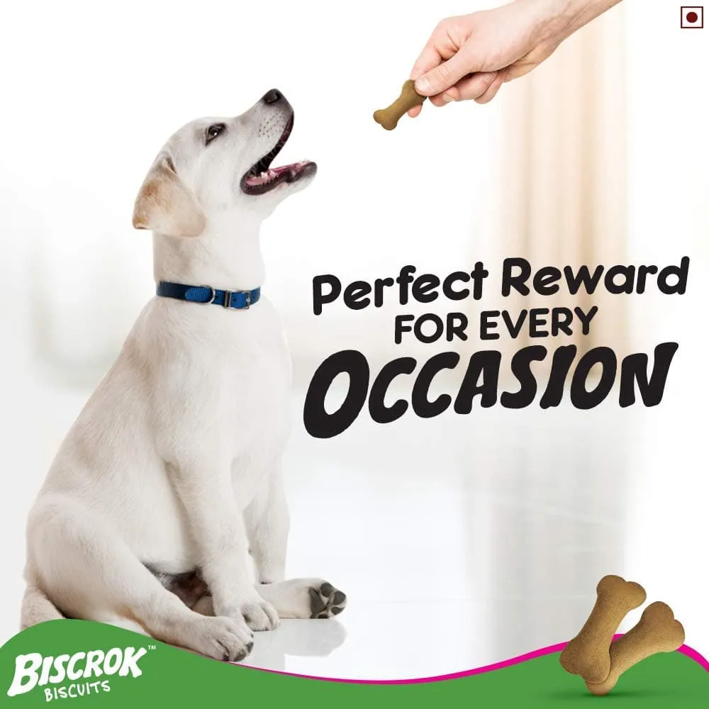 Pedigree Milk and Chicken Flavour Biscrok Biscuits Dog Treats (500g) (Limited Shelf Life)