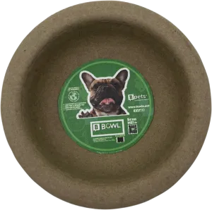 PetPro Dog Plate , Biodegradable, Cardboard for dry meals