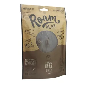 Roam Play 100% Beef Liver Air Dried Dog Treats 125g
