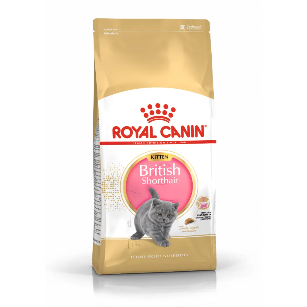 Royal Canin British Shorthair Kitten 2kg Dry Cat Food - Feline Breed Nutrition