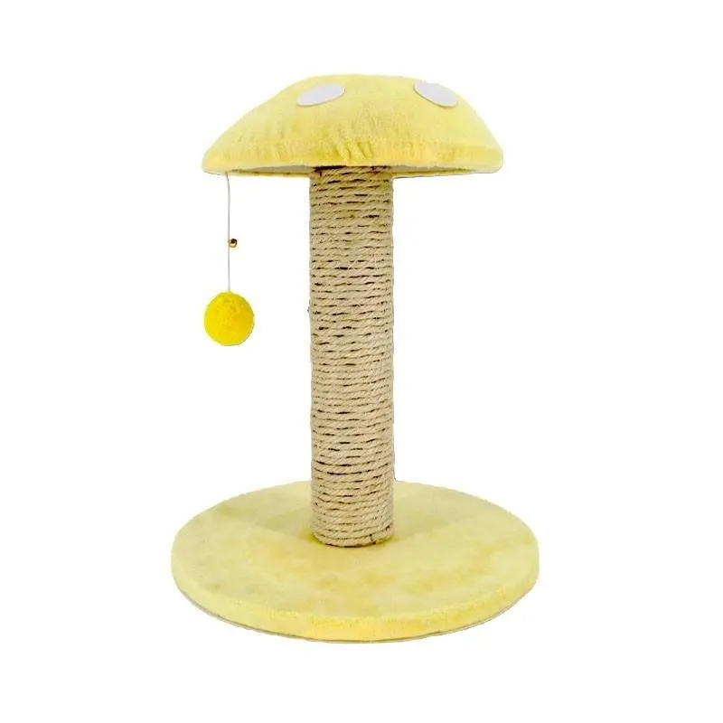 Sin Cheng Shroom Scratching Post (Yellow)