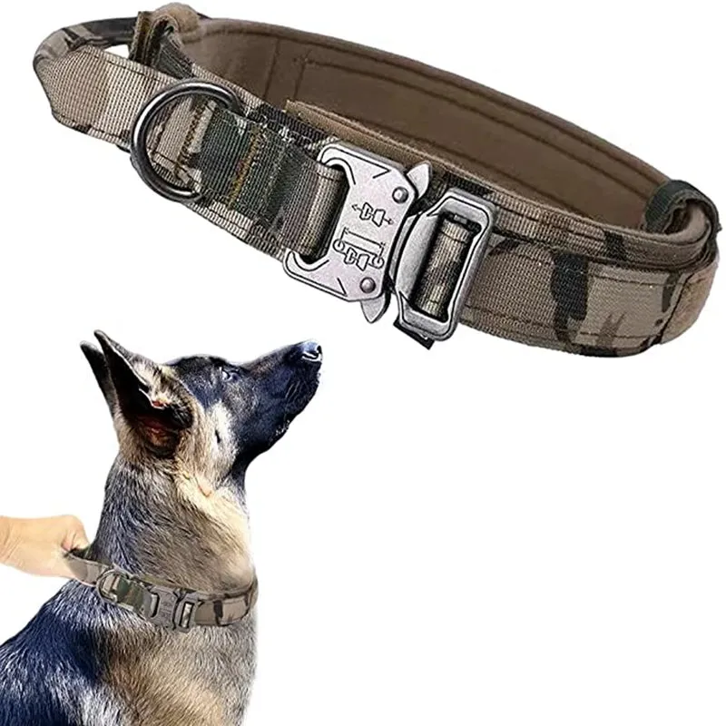 Tactical Dog Collar and Leash Set - Durable & Adjustable