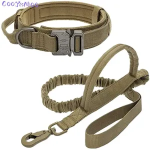 Tactical Dog Collar and Leash Set - Durable & Adjustable